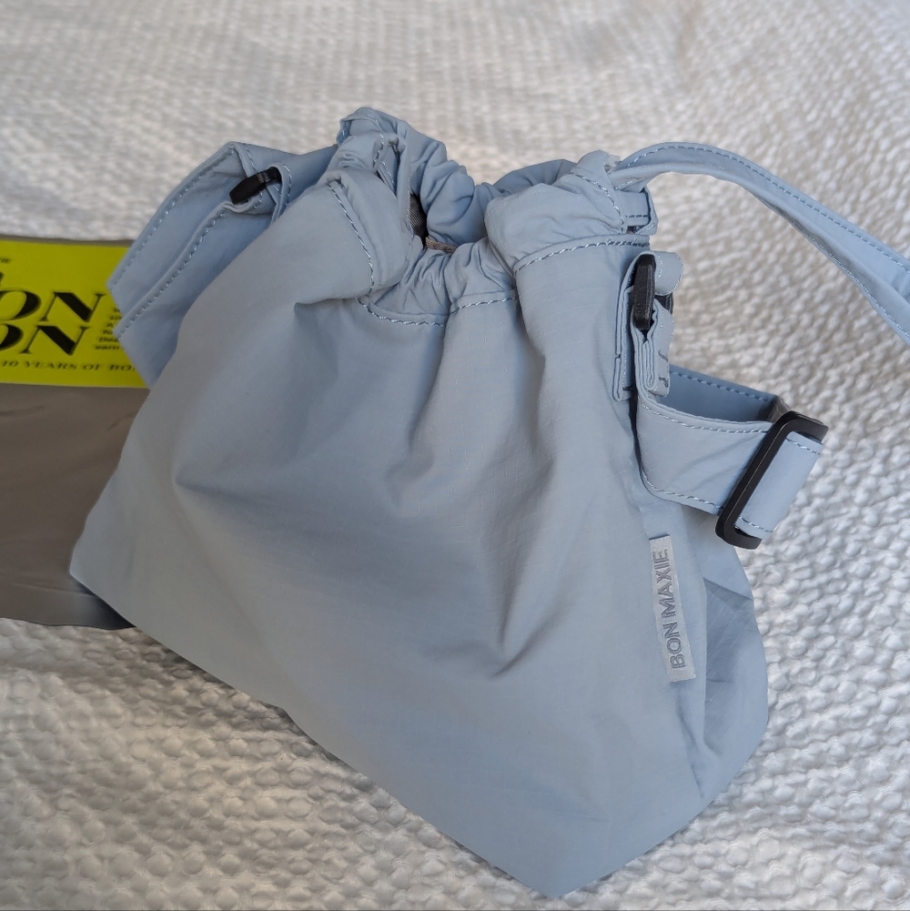 Bon Maxie Small Nylon Drawstring Bag